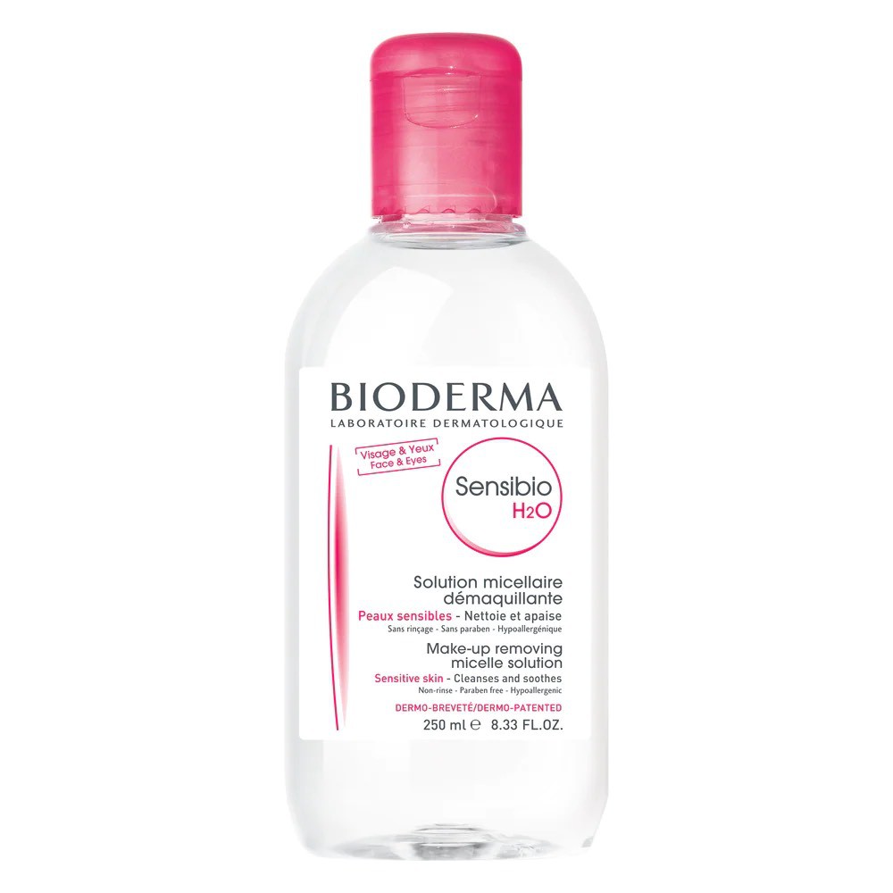 Nước Tẩy Trang Bioderma Hồng- Nhập Khẩu CHÍNH HÃNG- dành cho da nhạy cảm Sensibio H2O