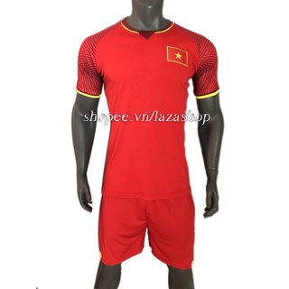 Bộ đồ bóng đá Việt Nam 2018 có logo