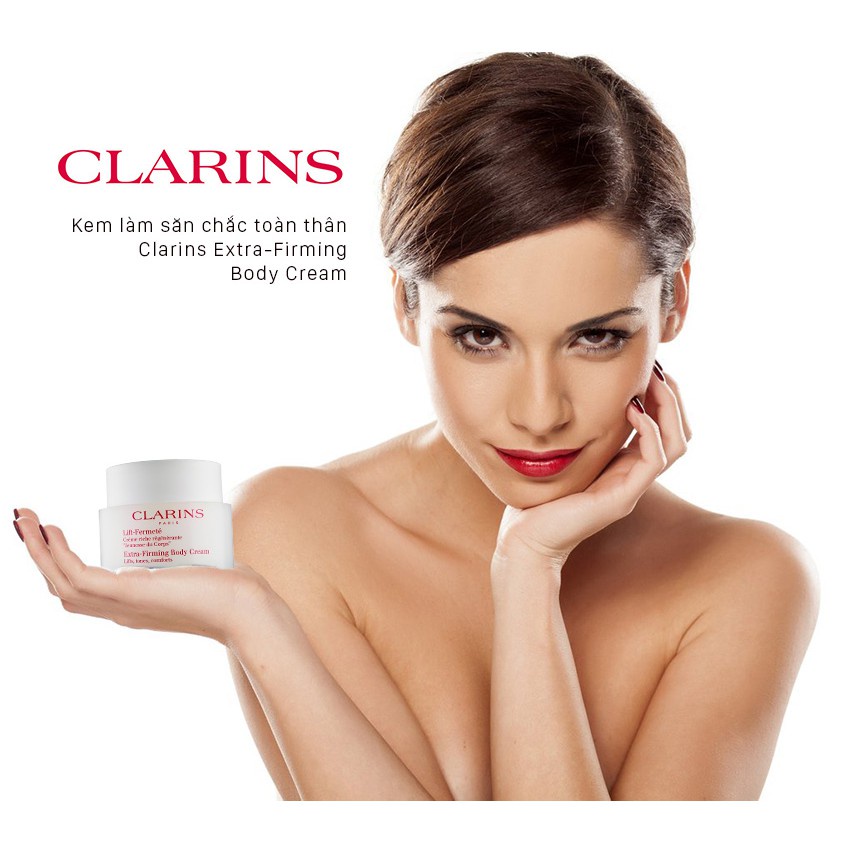 ̣Mẫu mới 2023-  Kem Dưỡng Và Tinh Dầu Giúp Chống Rạn, Săn Chắc Da Clarins Extra Firming Body Cream 200Ml