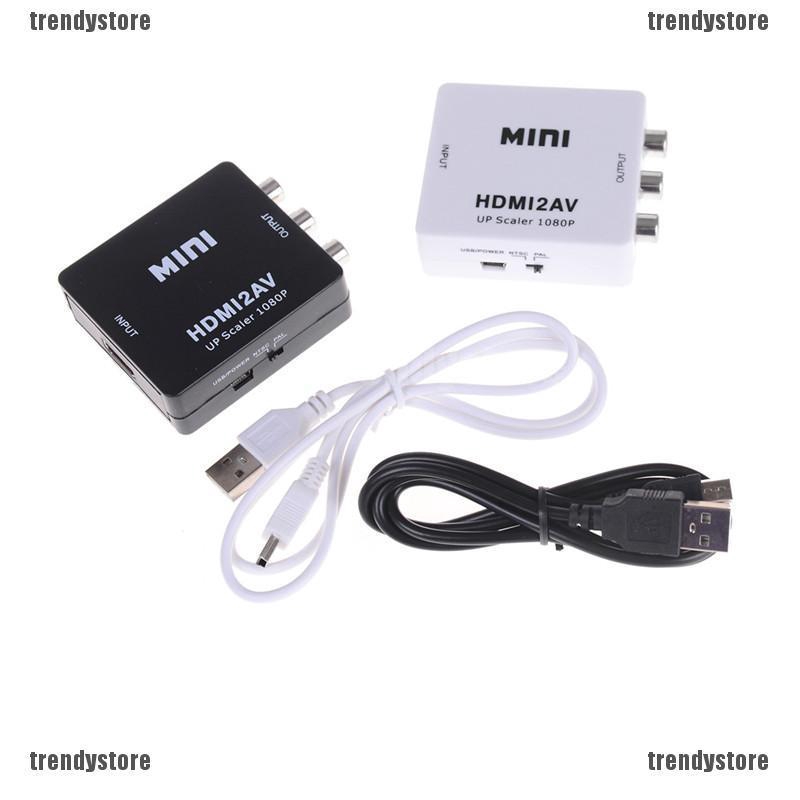 Bộ ChuyểN ĐổI Âm Thanh / Video Mini HDMI2AV Sang AV RCA CVBS 1080P
