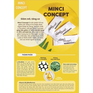 BỘT/VIÊN MINCI CONCEPT PHÁP- HỘP 30 GÓI/VIÊN