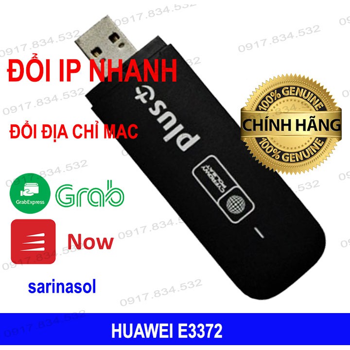 Usb Dcom 4G Huawei E3272 và E3372 mobile partner Tốc Độ 150Mb - Hỗ Trợ Đổi IP Mạng