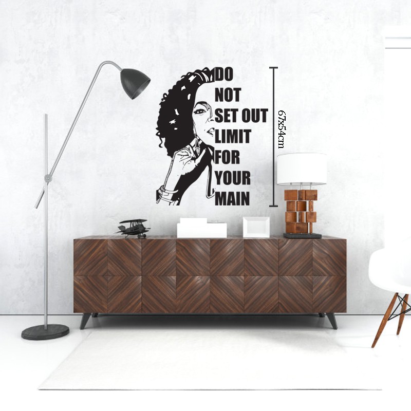 Decal Dán Tường Trang Trí Phòng Khách, Phòng Ngủ, Dán Cửa Kính | Decal Chủ Đề Câu Nói Nổi Tiếng Của Oprah Winfrey