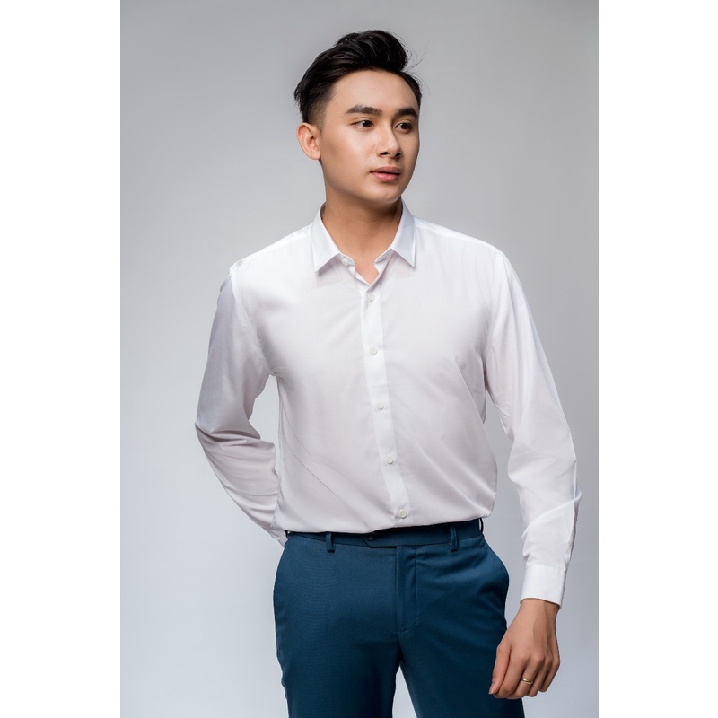 OWEN - Áo sơ mi trắng dài tay OWEN chất Nano không nhăn - REGULARFIT, SLIMFIT - Chất siêu mát, siêu nhẹ