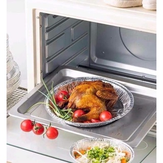 [ 18cm / 22 cm ] SET 10 KHAY BẠC LÓT NỒI CHIÊN KHÔNG DẦU - BỘ 10 KHUÔN GIẤY BẠC LÒ NƯỚNG BÁNH VI SÓNG