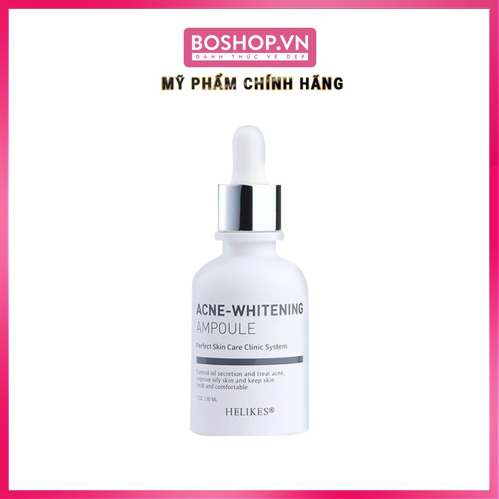 Tinh Chất Giảm Mụn, Trắng Da Ilakia Helikes Acne Whitening Ampoule 30ml