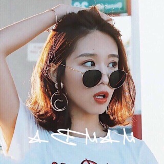 _ Kính nữ ulzzang ngố râm đen 🥰