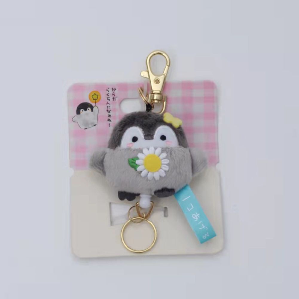 Chim cánh cụt nhồi bông dễ thương gắn móc khóa