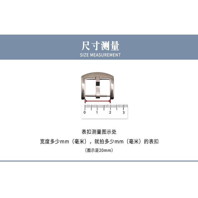 Mới Khóa Dây Đồng Hồ Đeo Tay Bằng Thép Không Gỉ 14Mm 16mm 18mm 20mm 22mm 316L