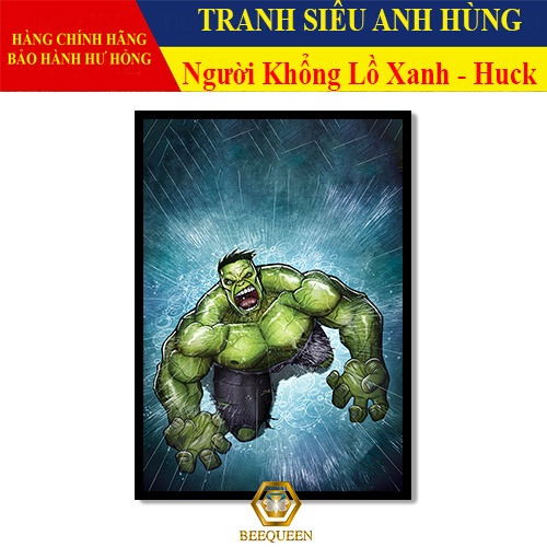 Tranh Siêu Anh Hùng Huck - Người Khổng Lồ Xanh
