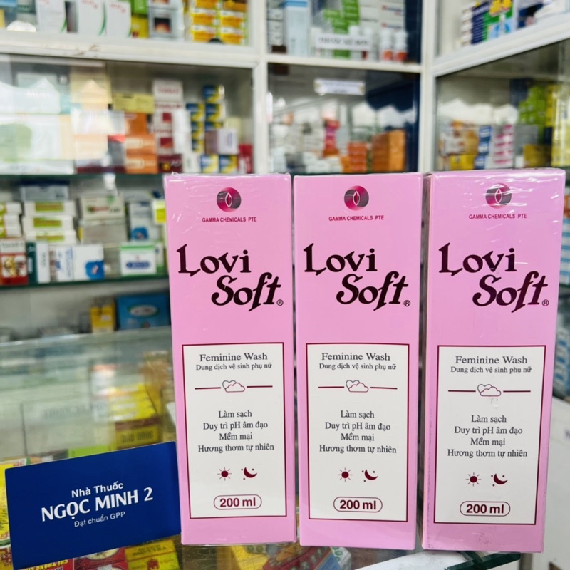 ✅  Dung Dịch Vệ Sinh Phụ Nữ Lovi Soft 200Ml