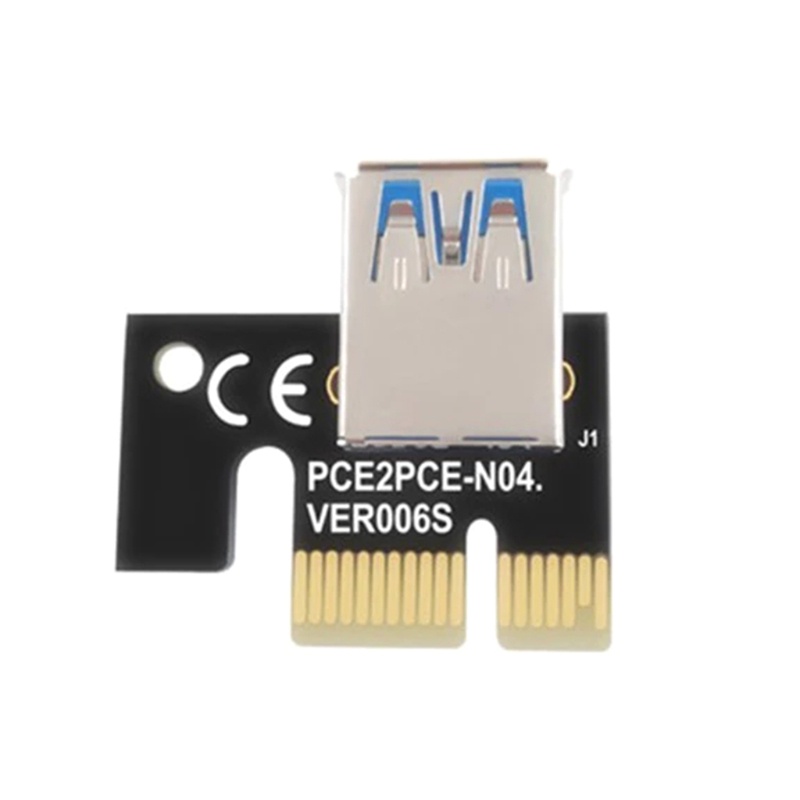 Card Mở Rộng PCI-E 009S PLUS 1X 4x 8x 16x PCI E USB 009 GPU 6Pin Thẻ