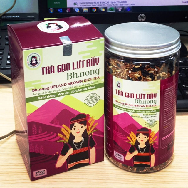 Trà gạo lứt rẫy Bh.nong