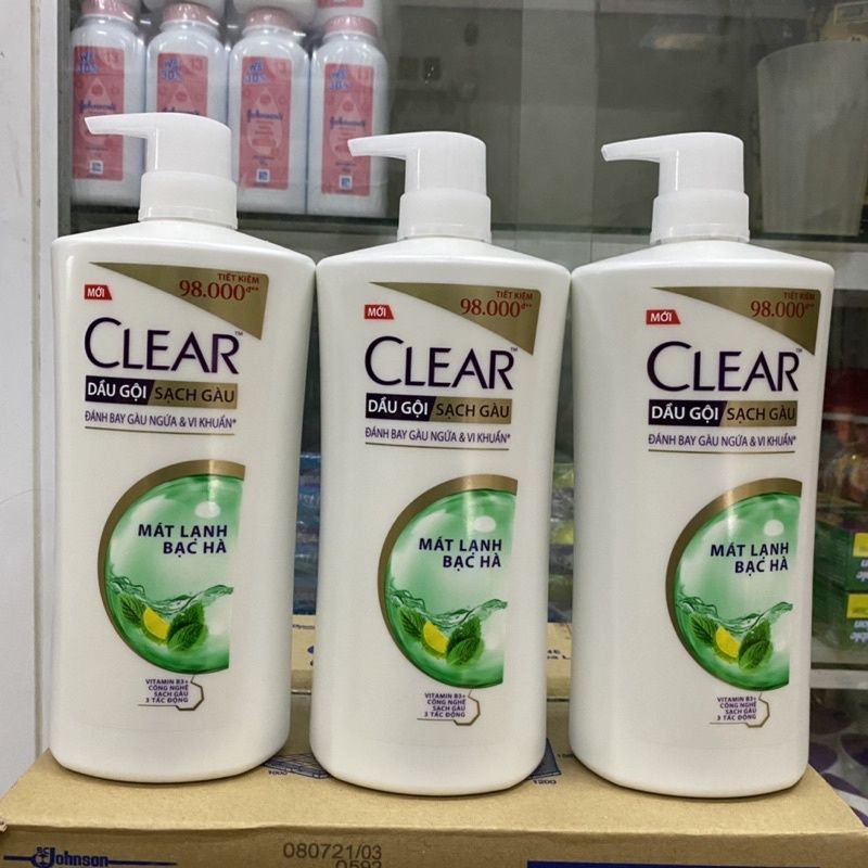 DẦU GỘI ĐẦU CLEAR BẠC HÀ 880G