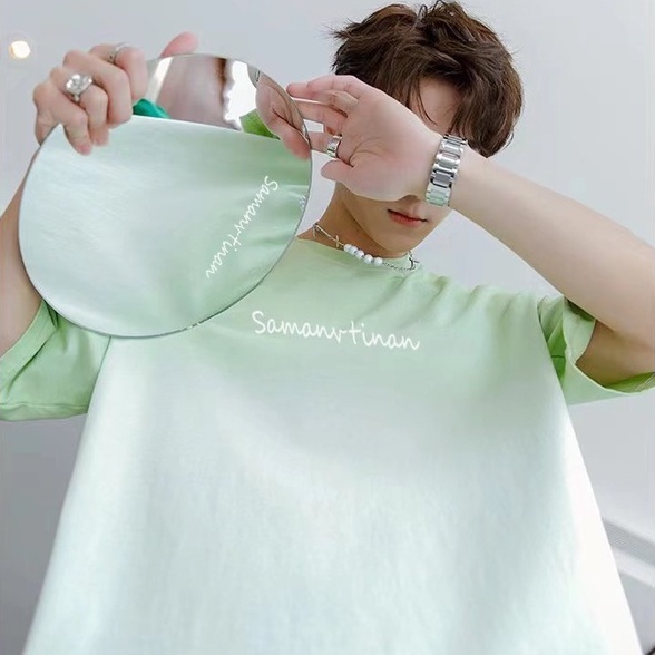 Áo Thun Nam Ngắn Tay Cổ Tròn Màu gradient Thời Trang Hàn Quốc Simple Fashion áo thun nam đẹp áo thun nam form rộng Colorful áo phông rộng áo kiểu Nam lụa bigsize