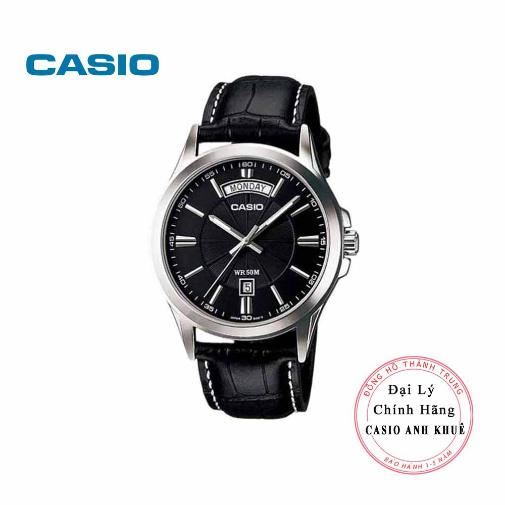 Đồng hồ nam Casio MTP-1381L-1AVDF dây da