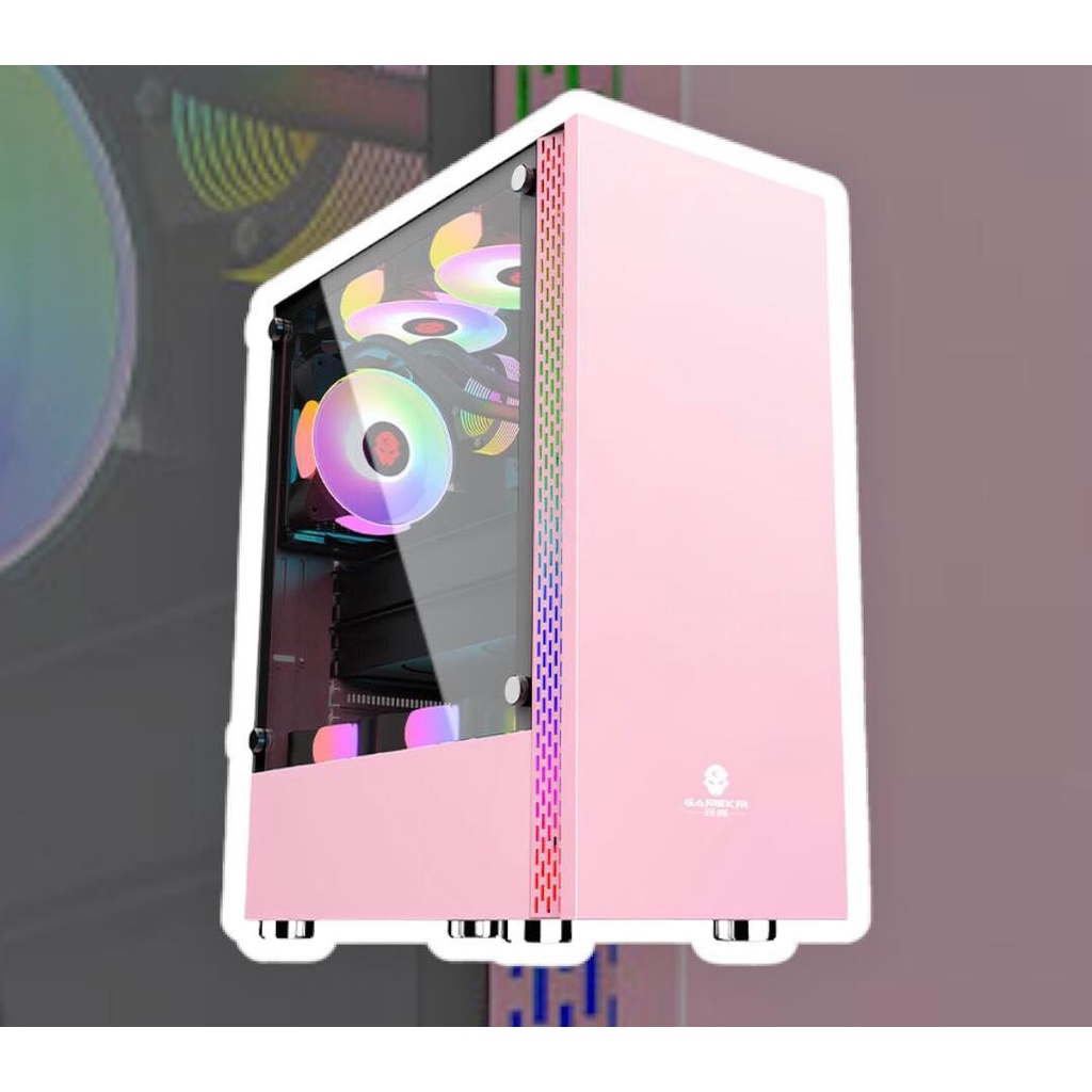 VỎ CASE MIK 3 MÀU , TRẮNG-ĐEN-ĐỎ NEW BOX ,LẮP ĐỐI ĐA 8 FAN LED, có ảnh thật shop tự chụp