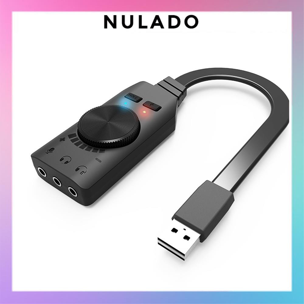 Sound card âm thanh 7.1 cho máy tính PC chuyên game Plextone GS3 NULADO