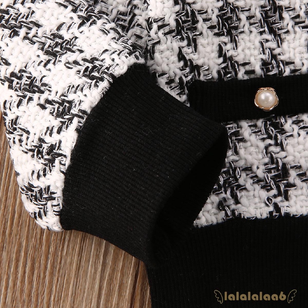 Set áo khoác Cardigan + Chân váy xinh xắn cho bé gái