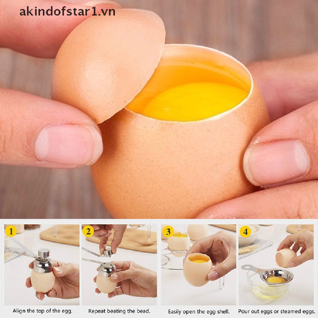 Dụng Cụ Cắt Vỏ Trứng Bằng Thép Không Gỉ 1vn