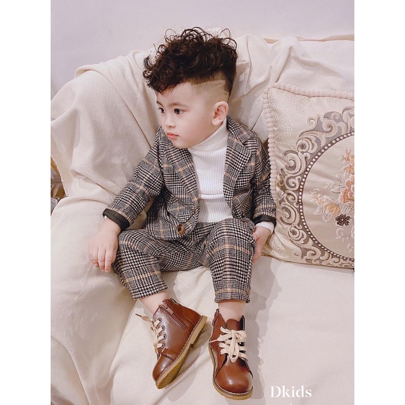 Set vest kẻ