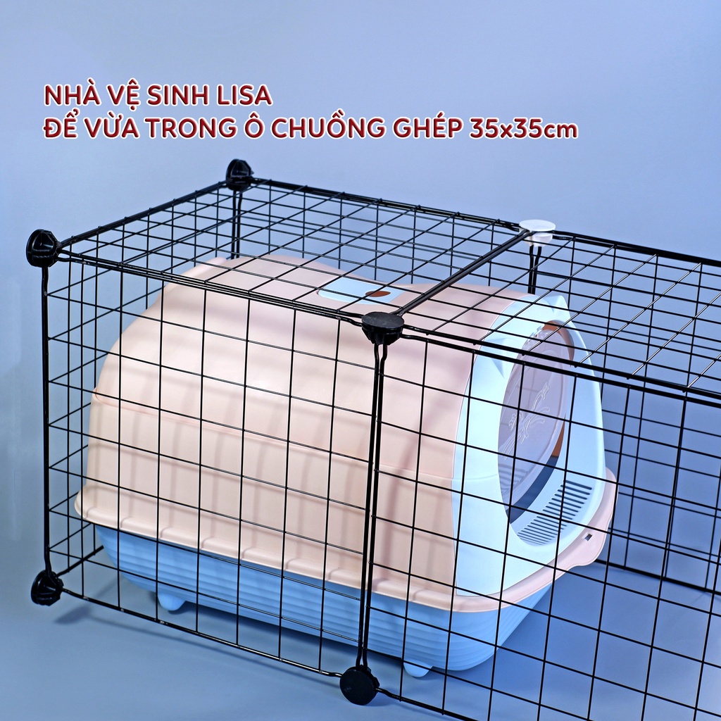 Nhà vệ sinh cho mèo size lớn phù hợp mèo tới 7kg Lapeta