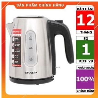 Bình đun siêu tốc SHARP EKJ-15EVS-ST(1.5L)-Hàng Chính Hãng