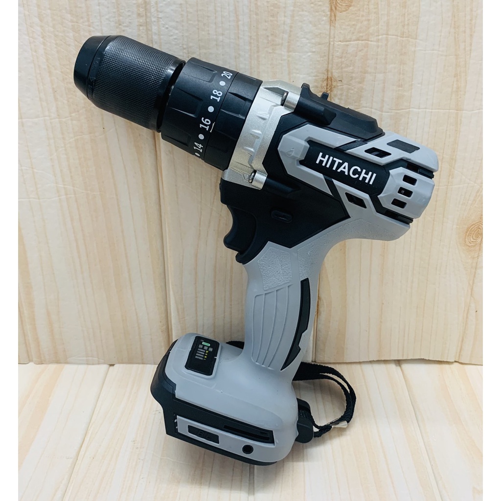 Thân máy khoan pin HITACHI - Động cơ không chổi than siêu mạnh mẽ - Tặng kèm hộp nhựa đựng máy khoan