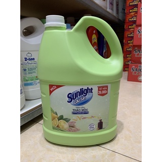 Nước lau sàn Sunlight tinh dầu thảo mộc hương chanh Yuzu & sả 3,6Kg