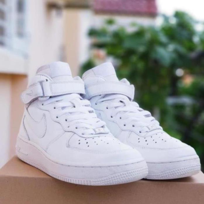 💤 Giày Nike Air Force I mid trắng, chính hãng Size 35 tới 46 ' -ju2 ! # 🍀