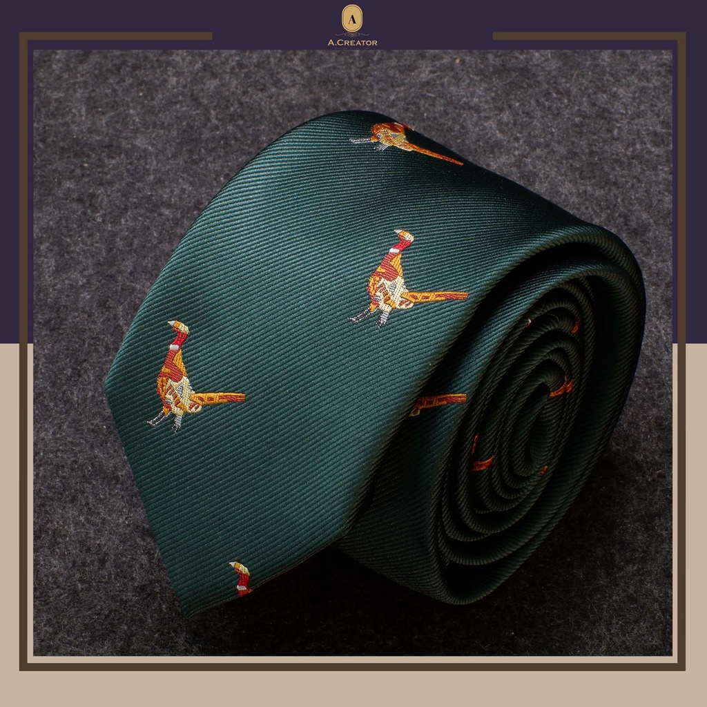 Cà Vạt Cao Cấp, Quà Tặng Nam, Đi Kèm Hộp Đựng, Dành Cho Dân Văn Phòng Chất Liệu Polysilk - Phiên Bản 7cm