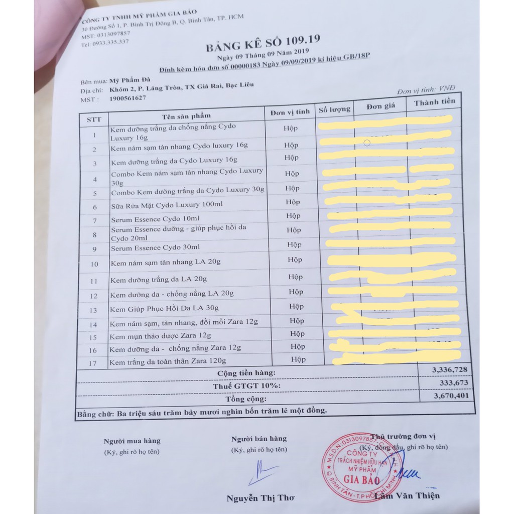 CYDO sữa rửa mặt cydo luxury