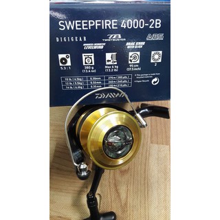 [FREESHIP 99K]Máy câu Daiwa SWEEPFIRE 4000 - 2B