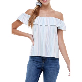 Áo bẹt vai gypsies moondust hàng xuất xịn 100% rayon mịn mát mềm, mặc 2 kiểu