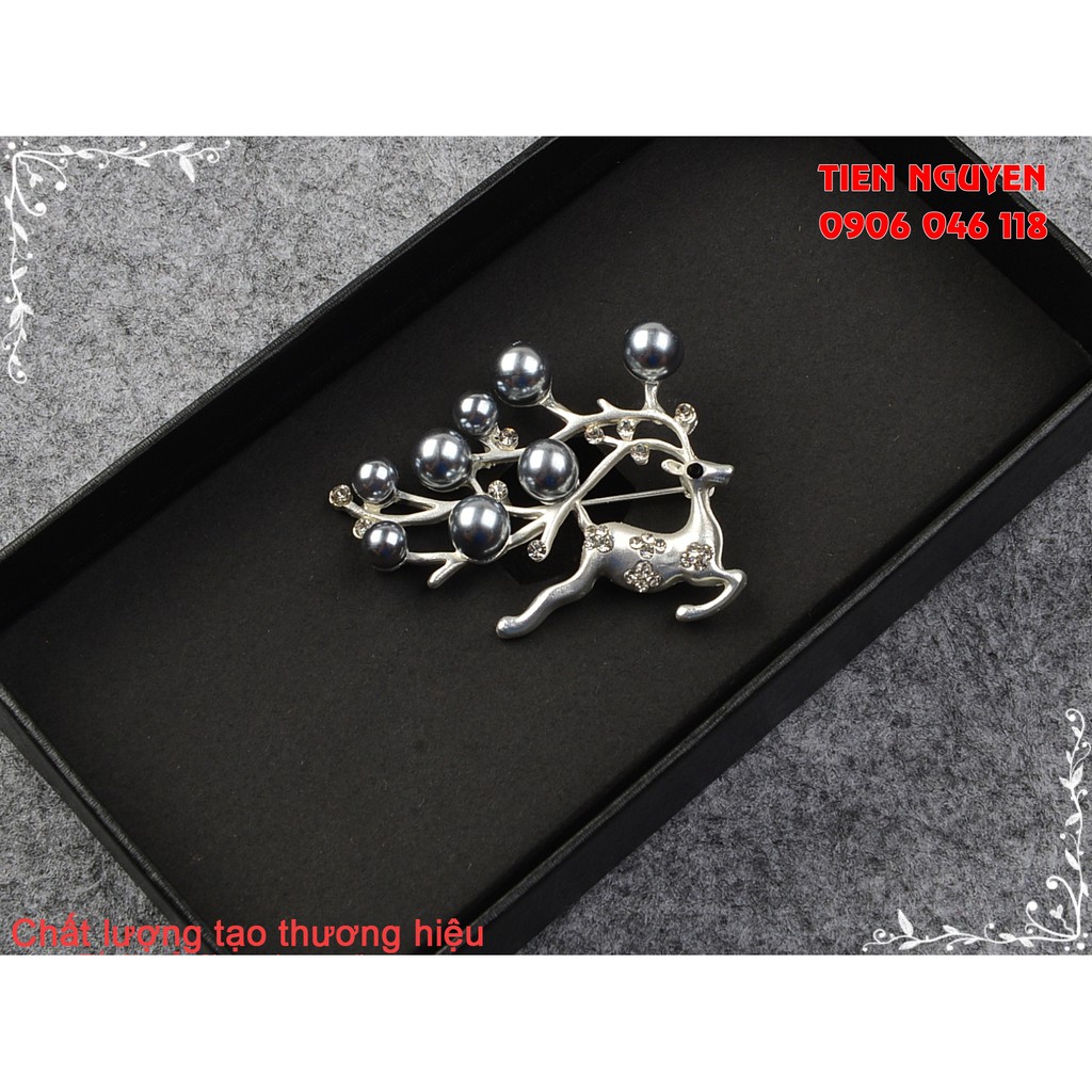 Ghim cài áo - lapel pin - Phụ kiện cài áo đinh đá cao cấp