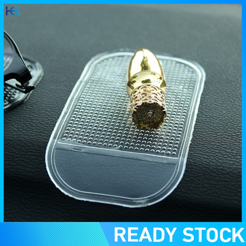 Tấm đệm gel chống trượt kích thước 13*7cm trang trí bảng điều khiển xe ô tô tiện dụng