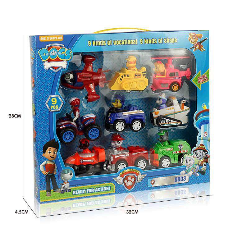 Bộ 9 nhân vật chó cứu hộ Paw Patrol chạy trớn G9/A11/999/666