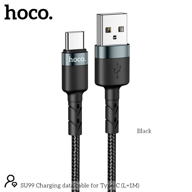 Dây sạc nhanh Cáp sạc nhanh Hoco SU99 siêu bền IP/ Micro Android / Type-C Android dài 1M, 2M