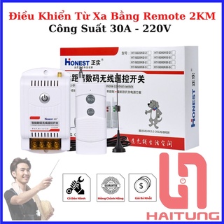 Công Tắc Điều Khiển Từ Xa 2Km Honest HT9220KG-2, Nguồn 220V