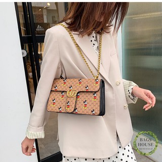 Túi Mickey 💎FREESHIP💎 Túi xách Mickey full dây xích đeo chéo đeo vai được 3 kiểu