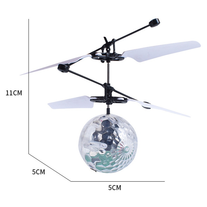 Đồ chơi bóng disco bay có đèn led đủ màu cho bé chơi trong nhà