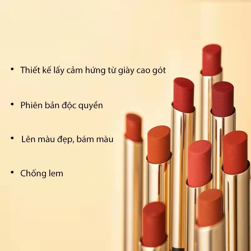 Son Thỏi PERFECT DIARY Velvet Slim Dưỡng Môi Căng Bóng