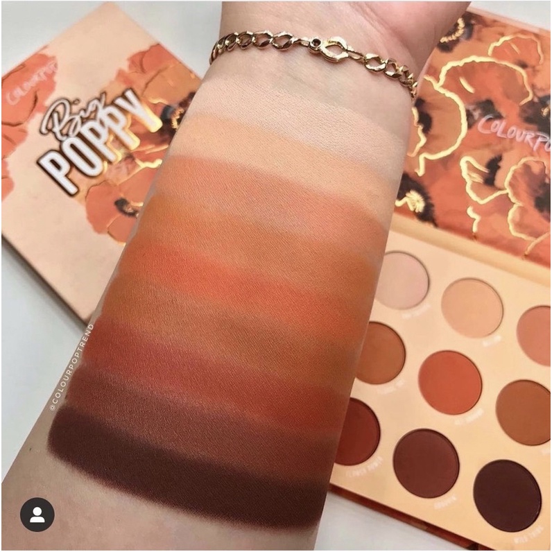 [GIÁ GOM SALE] bảng mắt lì Colourpop all matte Palette Big poppy | BigBuy360 - bigbuy360.vn