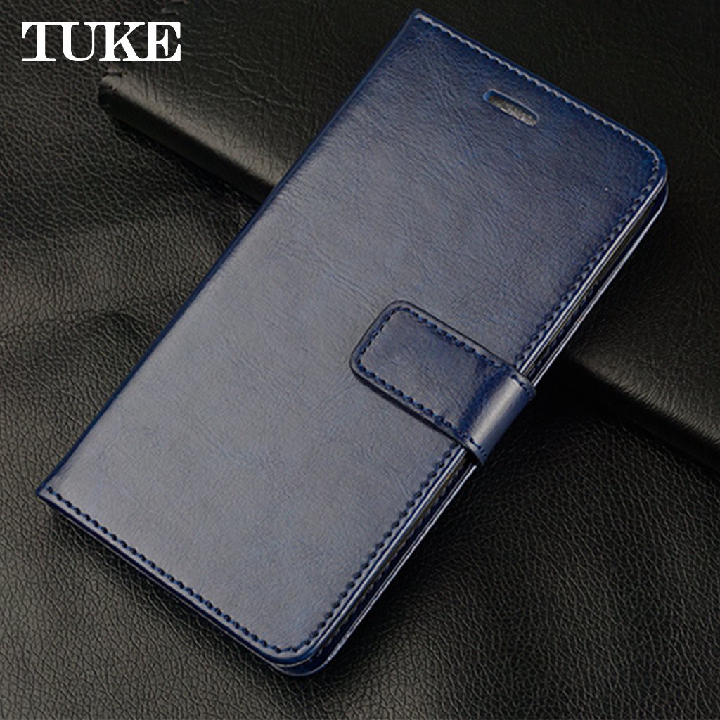 TUKE Mobile Phone Case For OPPO A8 A31 2020 A91 F15 Find X2 Reno 3 Pro Crazy Horses Pattern Leather Back Cover Card Holder With Lanyard | BigBuy360 - bigbuy360.vn