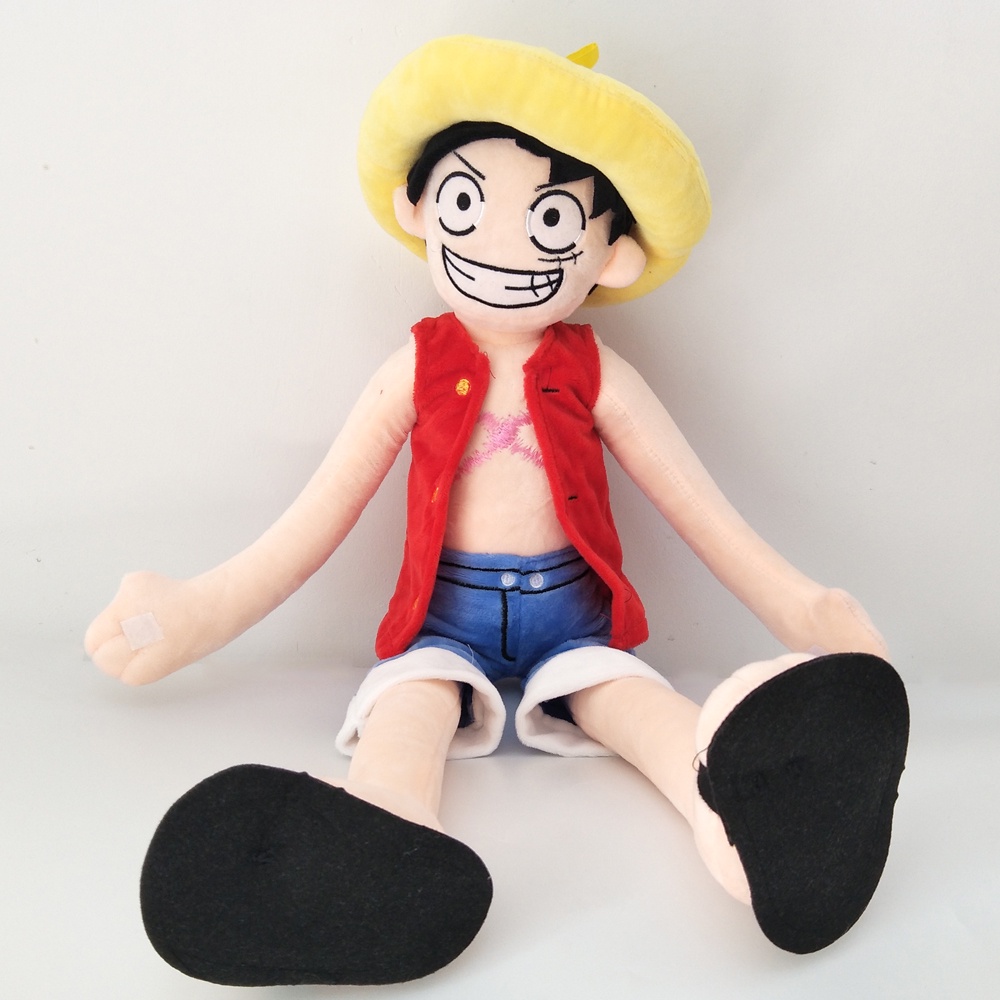 Thú Nhồi Bông Hình Nhân Vật Luffy Trong Phim One Piece