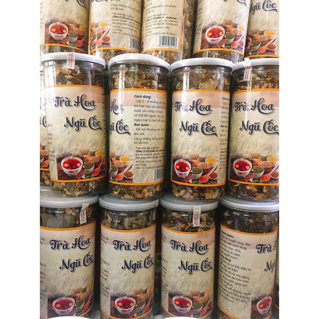 Trà hoa ngũ cốc giảm cân gạo lứt huyết rồng , trà giảm cân Organic tự nhiên -TNC