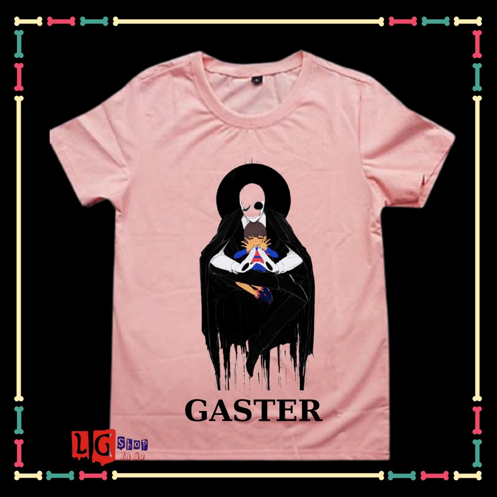 ÁO THUN IN HÌNH GASTER - BIỆT ĐỘI GANGSTER CHO BÉ TRAI ( TỪ 10KG ĐẾN 90KG)