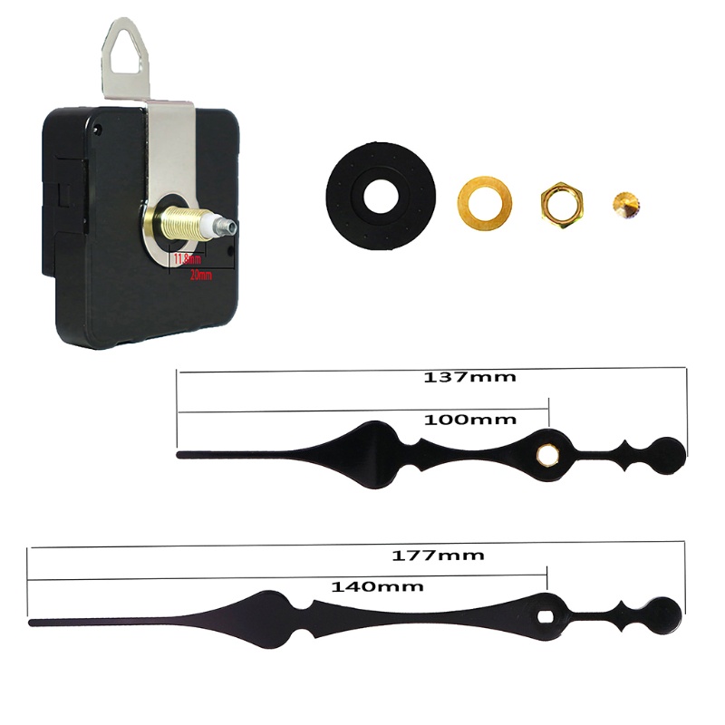 Bộ Chuyển Động Cơ Đồng Hồ Thạch Anh Blala Hữu Ích DIY