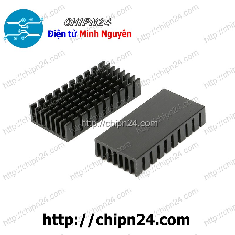 [1 CÁI] Tản nhiệt TN29 50x25x10MM ĐEN