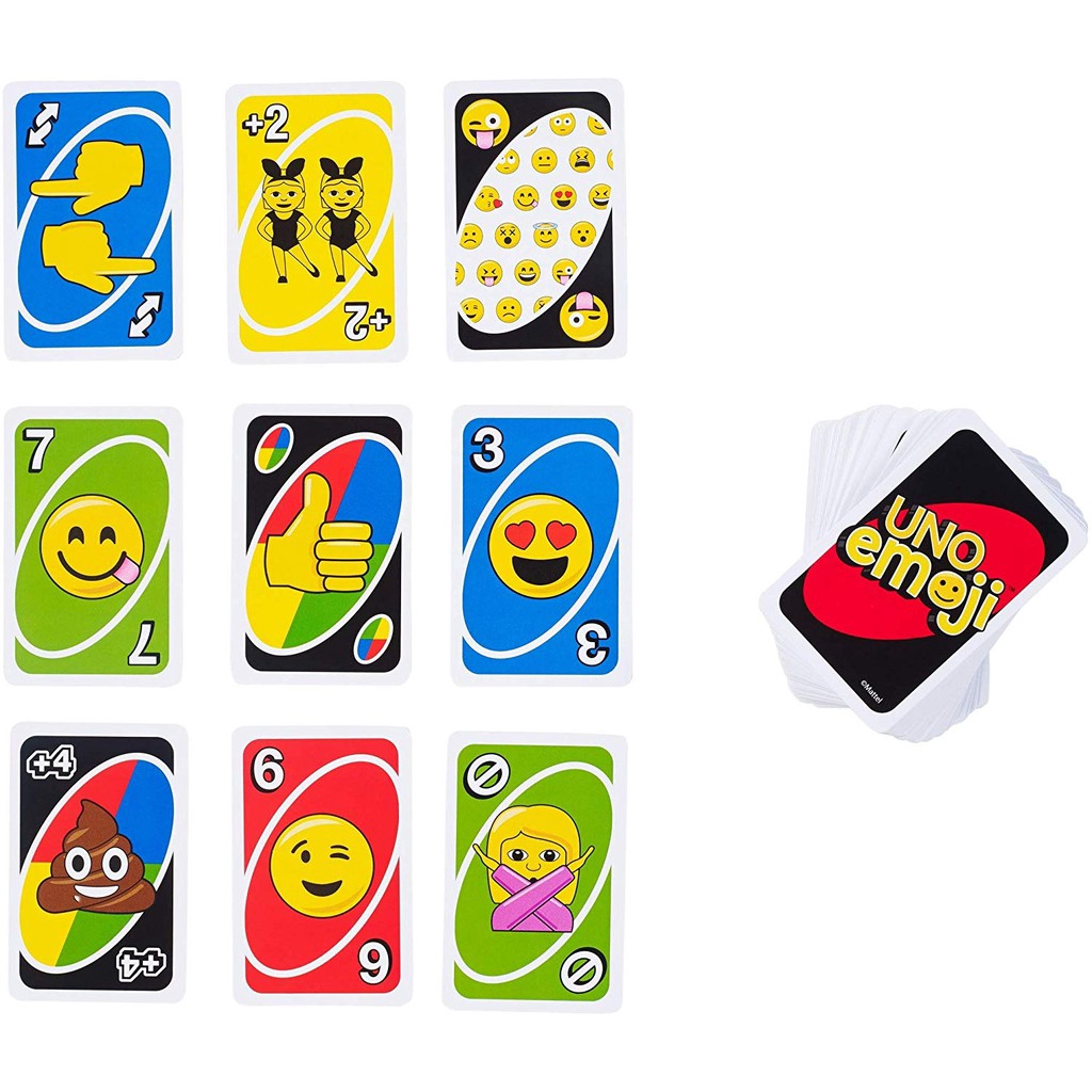 Uno Edition emojis Game Card